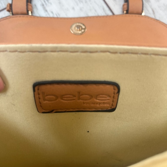 Bebe Tan Shoulder/Crossbody Purse – Light Brown Faux Leather - Picture 6 of 16